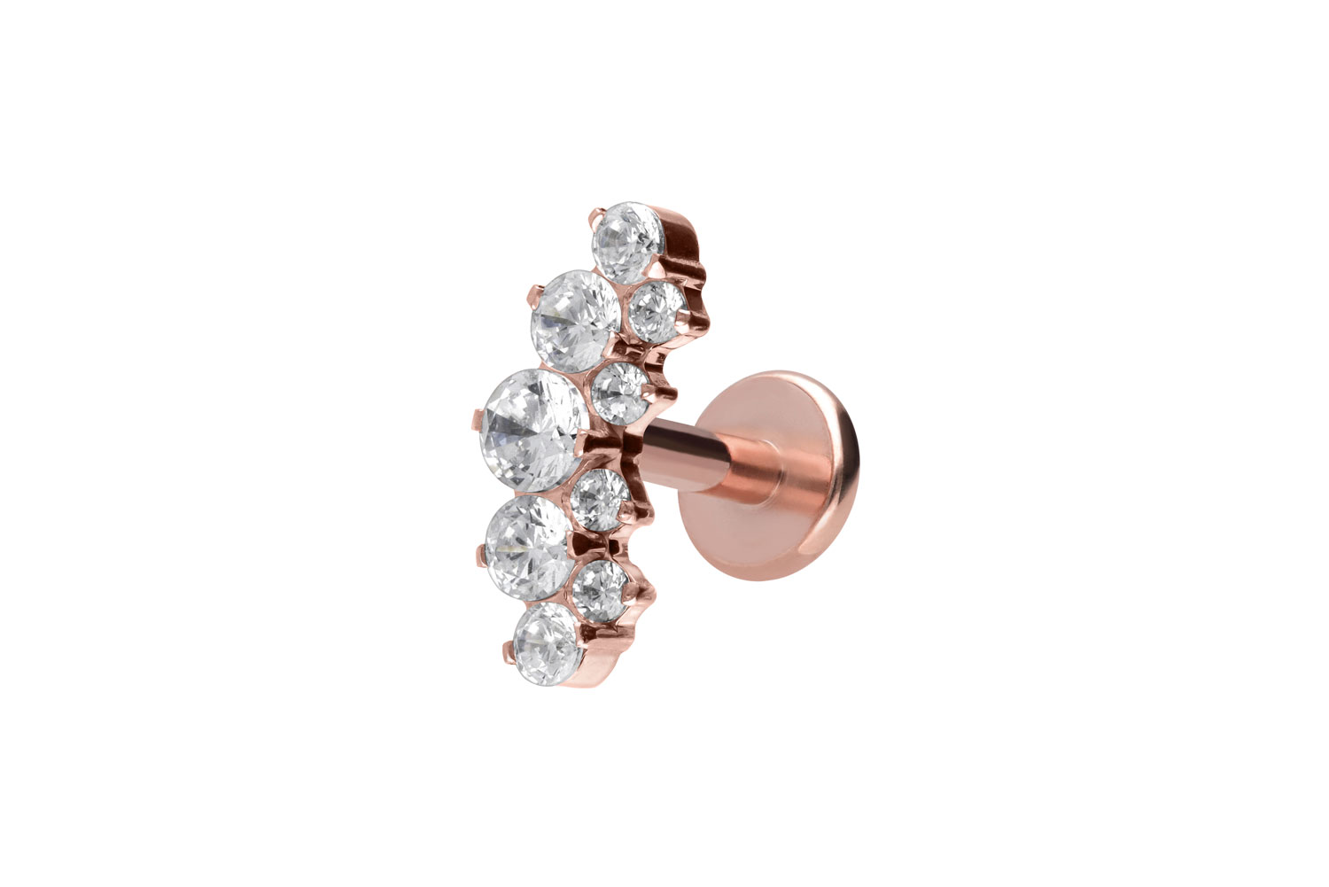 Piercingline DE Titan Labret mit Innengewinde KRISTALLBOGEN 4656505081edbb4d501d1c680f089e5c